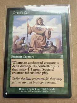 Druid's Call The List . Mtg. Regular. Nm - Image 1