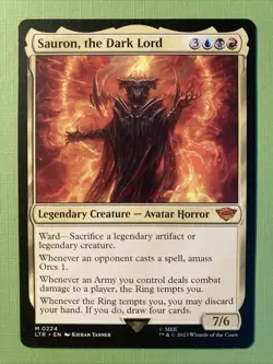 MTG - Sauron, the Dark Lord - LTR - NM - Image 1
