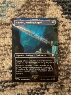 Anduril Narsil Reforged Extended Art Pack Fresh Never Played FREE SHIP - Image 1