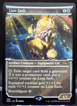 Lion Sash #368 Kamigawa: Neon Dynasty Showcase Regular Rare - Image 1