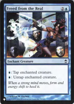 MTG Freed from the Real (38/165) | NM | The List {LST} - Image 1