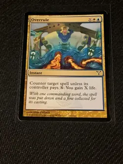 Magic the Gathering Dissension Overrule - Image 1