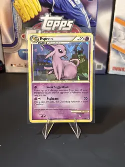 Pokemon HGSS Undaunted ESPEON Cracked Ice Holo Rare 2/90 Nm/LP Condition - Image 1