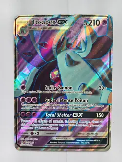Pokemon TCG Toxapex GX Guardians Rising 136/145 Ultra Rare LP. - Image 1