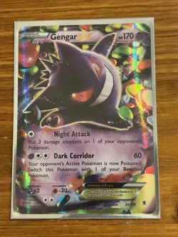 Pokemon Gengar EX Ultra Rare Holo XY - Phantom Forces 34/119 Card - Image 1