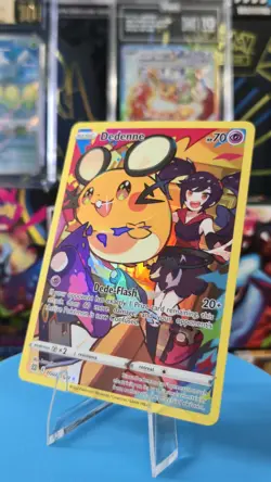 Pokemon TCG: Dedenne #TG07/TG30 Brilliant Stars Ultra Rare Trainer Gallery - Image 1