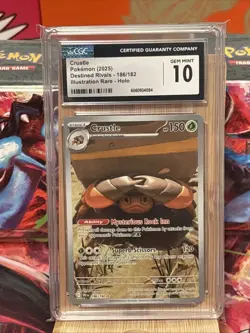 Crustle *CGC 10* Illustration Rare Holo *Destined Rivals* 186/182 * Pokemon - Image 1