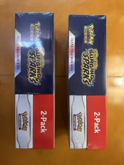 Pokemon Surging Sparks Elite Trainer Box/Booster Bundle Costco 2-Pack - Lot of 2 - Image 2