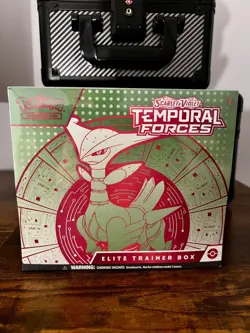 Pokemon TCG Temporal Forces Iron Leaves Elite Trainer Box (ETB) - New & Sealed - Image 1