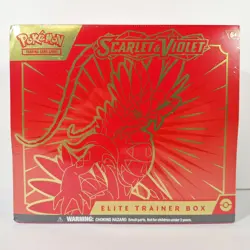 Pokemon TCG Scarlet Violet Base ETB Elite Trainer Box Koraidon - New and Sealed 820650853418 - Image 1