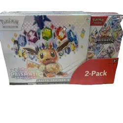 Pokemon Scarlet & Violet Prismatic Evolutions Costco Bundle 2-Pack NEW SEALED - Image 1