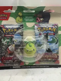 Pokemon TCG Eraser Blister - SV Paldea Evolved Booster Packs - Smoliv UK Seller - Image 3
