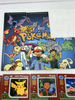 2000 Topps Pokemon TV Animation Edition Lot of 9 - Image 2