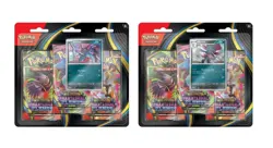 Pokemon TCG Phantasmal Flames 3-Pack Blister Set of 2 (Weavile and Sneasel) - Image 1
