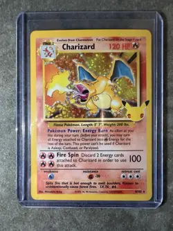 Pokemon Charizard 4/102 Celebrations 25th Anniversary Classic Collection Holo - Image 1