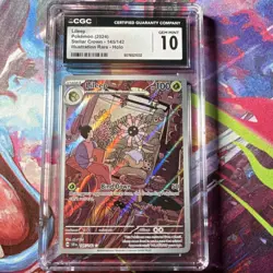 Pokemon Lileep Sv07 Stellar Crown 145/142 Illustration Rare Holo CGC 10 2024 - Image 1