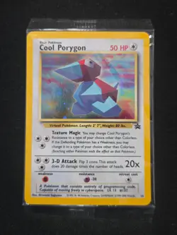 Pokemon TCG: WoTC Sealed Cool Porygon 15/53 Holo Blackstar Promo - Image 1