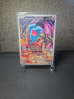 2025 Pokemon Team Rocket’s Wobbuffet SVP 203 Black Star Promo Destined Rivals NM - Image 1
