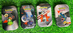 Pokemon Unova Black Bolt White Flare Mini Tin Lot 4x Sealed TCG - Image 1