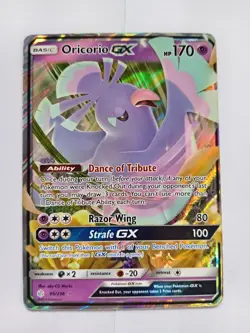 Oricorio GX Cosmic Eclipse 95/236 Holo Ultra Rare Pokemon TCG - Image 1