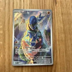 Pokemon - Sawk 130/086 - White Flare - Illustration Rare - NM - Image 1