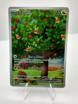 Pokemon Applin IR 185/167 Twilight Masquerade English NM - Image 1
