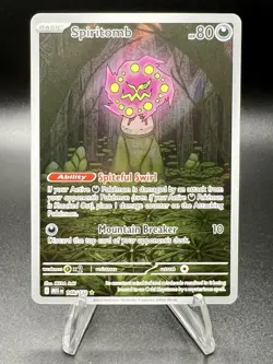 Pokemon TCG Spiritomb 148/132 Full Art Illustration Rare Holo Mega Evolution EN - Image 1