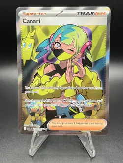 Pokemon TCG Trainer Canari 257/217 Full Art Ultra Rare Holo Ascended Heroes - Image 1