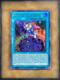 Yugioh Magician's Salvation MP21-EN256 Ultra Rare 1st Ed NM - Image 1
