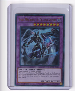 Dark Magician the Dragon Knight 2017 YuGiOh #LEDD-ENA00 Ultra Rare 1st Edition - Image 1