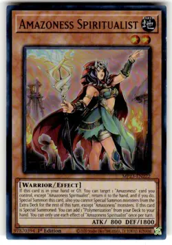 YuGiOh! - Amazoness Spiritualist MP23-EN222 Ultra Rare 1st Edition Near Mint - Image 1