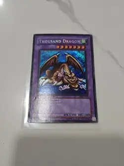 Thousand Dragon Reverse Holo Misprint Secret Rare HP MRD-143 Yu-Gi-Oh - Image 1