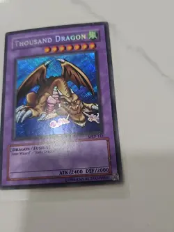 Thousand Dragon Reverse Holo Misprint Secret Rare HP MRD-143 Yu-Gi-Oh - Image 3