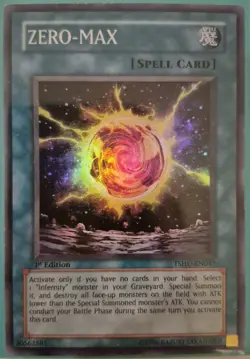 YuGiOh ZERO-MAX Super Rare 1st Edition TSHD-EN047 - Image 1