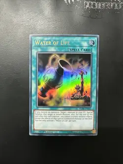 YUGIOH WATER OF LIFE ULTRA RARE BLHR-EN002 1ST EDITION - Image 1