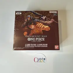 One Piece TCG: Paramount War OP-02 English Ver. Booster Box WAVE 1 Red Bottom! - Image 1