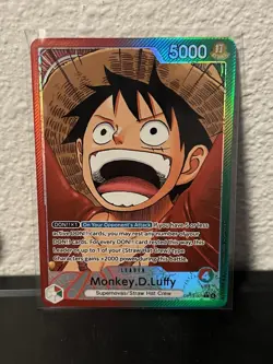 Monkey.D.Luffy (001) (Alternate Art) OP13-001 Carrying On His Will Foil - Image 1