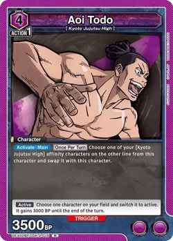 Aoi Todo Foil - UEX02BT/JJK-2-010 NM - Union Arena - Image 1