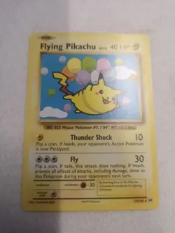 Flying Pikachu 110/108 Evolutions Secret Rare Non Holo Pokemon Card - Image 1