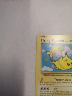 Flying Pikachu 110/108 Evolutions Secret Rare Non Holo Pokemon Card - Image 5