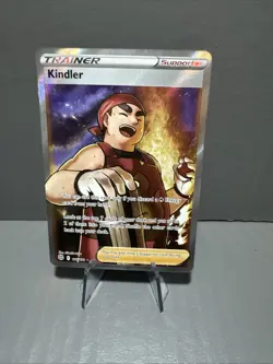 Pokemon Card - Kindler (Full Art) 170/172 Swsh09: Brilliant Stars Holo NM - Image 1