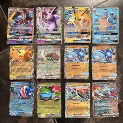 Lot Of Pokemon Jumbo Oversized Cards GX EX Espeon Blastoise Joleen - Image 1