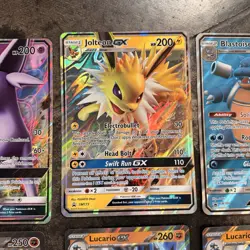 Lot Of Pokemon Jumbo Oversized Cards GX EX Espeon Blastoise Joleen - Image 4