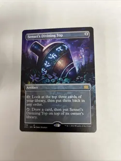 Sensei’s Divining Top Borderless Nonfoil Card #398 MTG LP - Image 1
