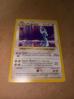 Pokemon TCG Dragonair Base Set 18/102 Unlimited Rare Shadowless Card - Image 1