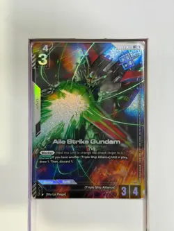 [Winner] GD03-072 Alie Strike Gundam R+ Gundam TCG Card Game Alternate Bandai - Image 1