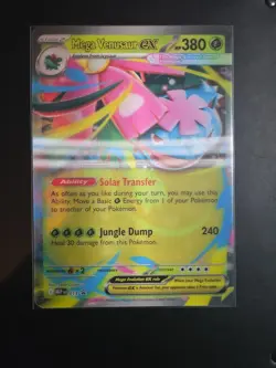 Pokemon TCG Mega Venusaur ex #013 Black Promo Star Jumbo Oversized Card 2 - Image 1