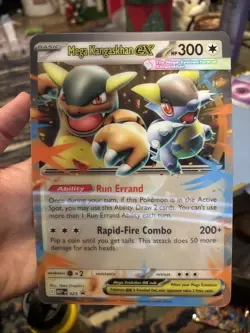 Pokemon TCG Mega Kangaskhan ex JUMBO MEP 025 Lenticular Promo Card NM/M - Image 1