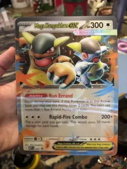 Pokemon TCG Mega Kangaskhan ex JUMBO MEP 025 Lenticular Promo Card NM/M - Image 4