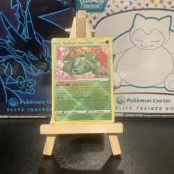 Pokemon Go Radiant Venusaur Holo Card 004/078 Rare - Image 1
